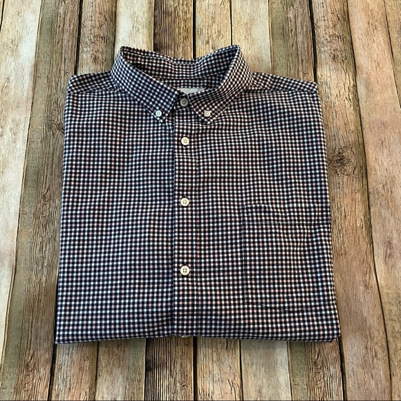 Goodfellow & Co mens long sleeve plaid button down shirt | size Extra Large - Picture 4 of 11